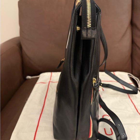 Clare V Remi Backpack Black Leather with Gold Hardware - Picture 6 of 7